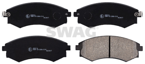 Sada brzdových platničiek kotúčovej brzdy SWAG